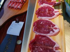 手切鲜羊上脑一米板-羊大爷涮肉(亮马桥店)