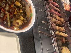 -長壹旋转烤吧 农家鸡火锅