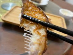 香煎英哥鱼-金穗园·砂锅粥.醉鸡煲火锅(长寿路店)