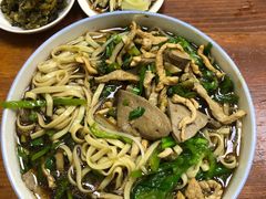 肉丝猪肝双料红汤面-欣达面馆(天桥支路店)