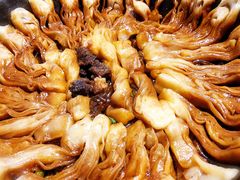 豆角牛肉卷子-华盛园卷子王农家菜水库鱼