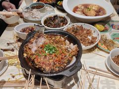 香辣铁板鲫鱼（焦香）-串盟烧烤·长沙美食地标(星沙店)
