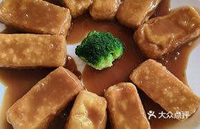 Braised Tofu with Abalone Sauce