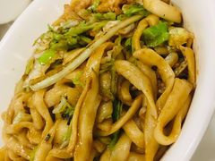 特色葱油肉炒面-唐晋人家(源深路店)