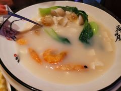 三鲜豆腐汤-渔民船说·北塘海鲜·天津菜·海肠捞饭(北塘古镇店)