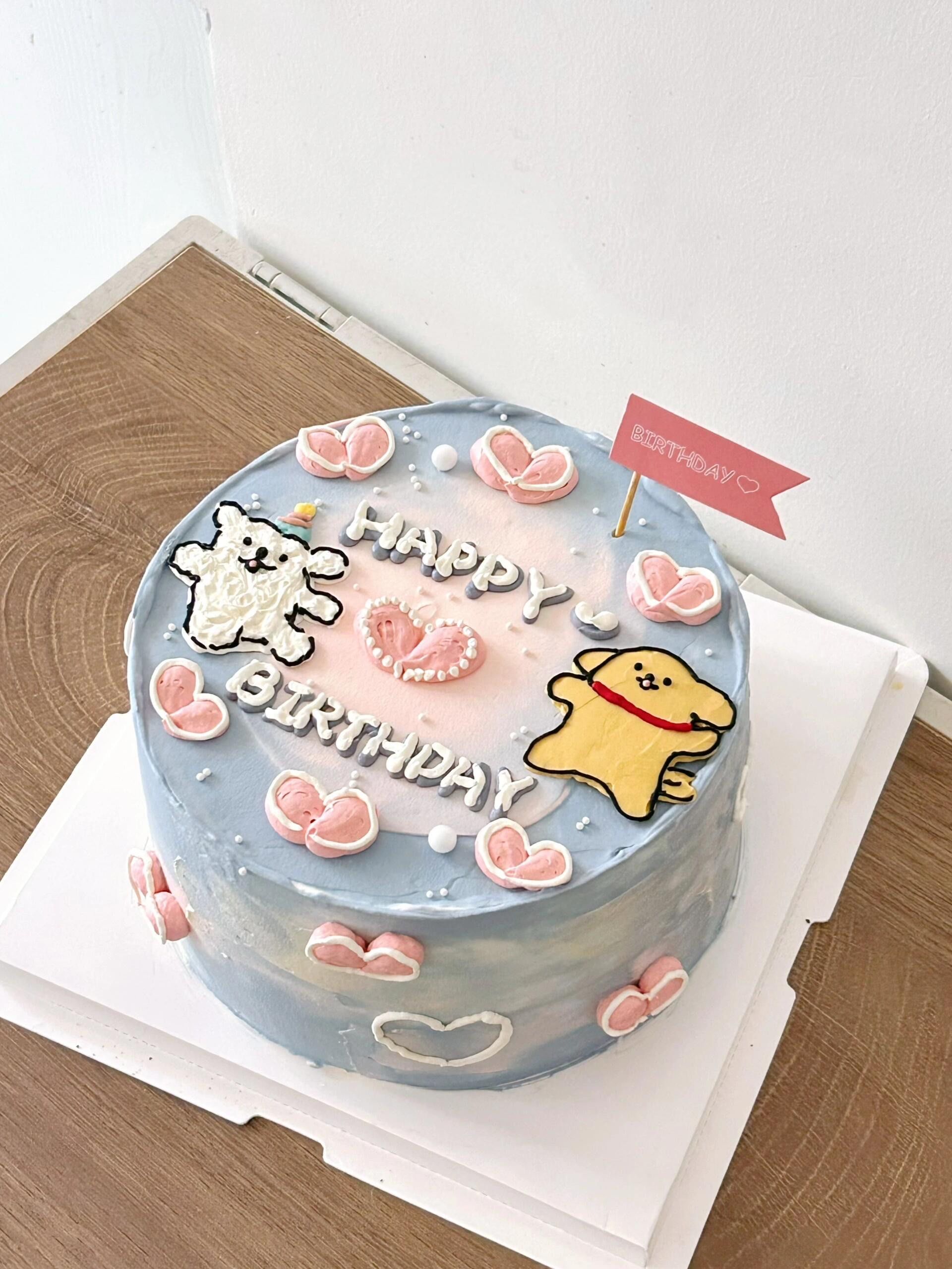 小熊蛋糕 甜蜜满分哦