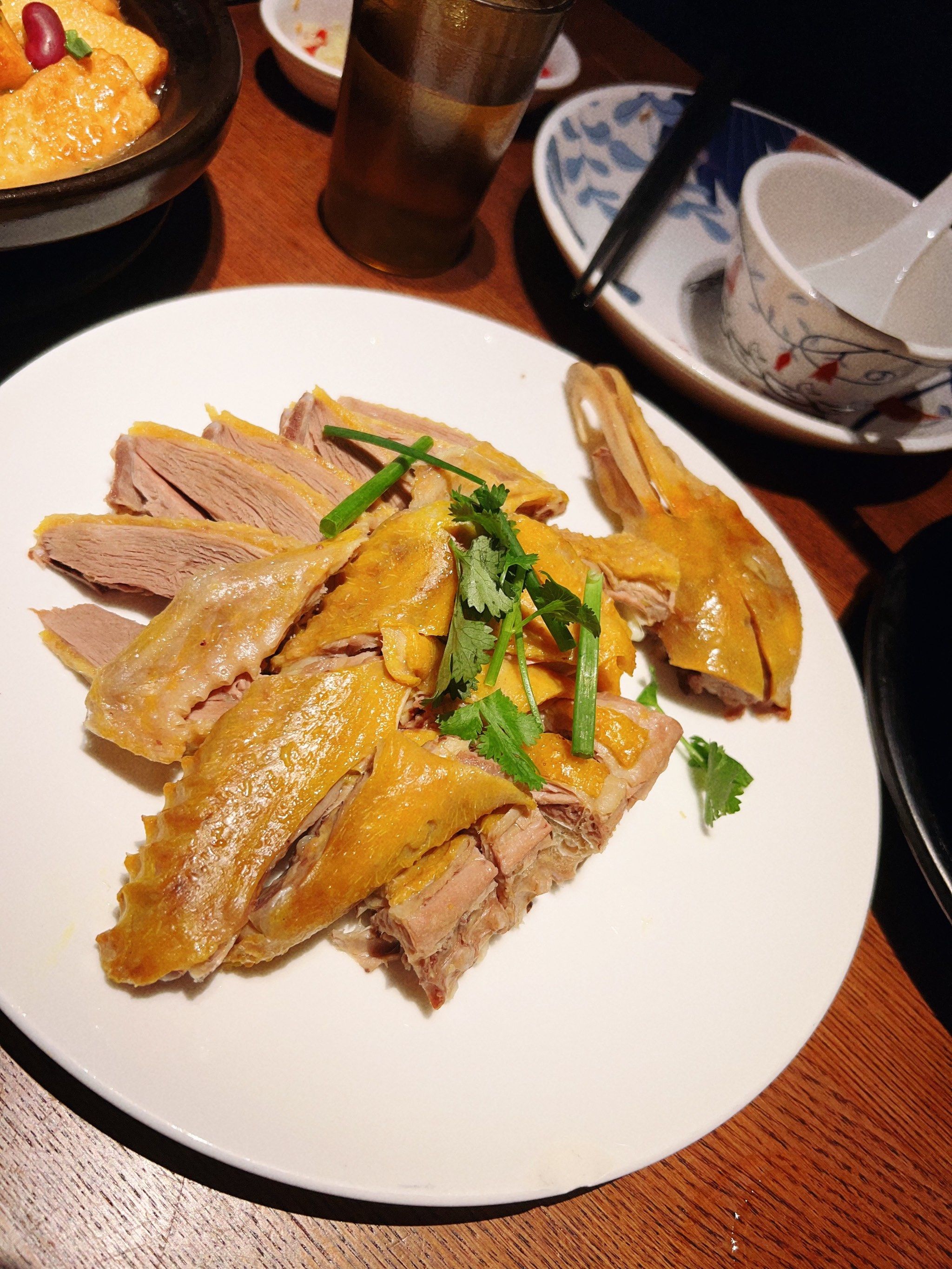 「白切鸭」这里白切鸭是招牌菜,味道绝了