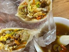 嵌糕夹里脊肉夹泡虾-温岭特色嵌糕(开元店)