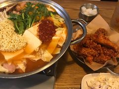 部队火锅-富乐满韩国正宗炸鸡韩国料理(虹泉路店)