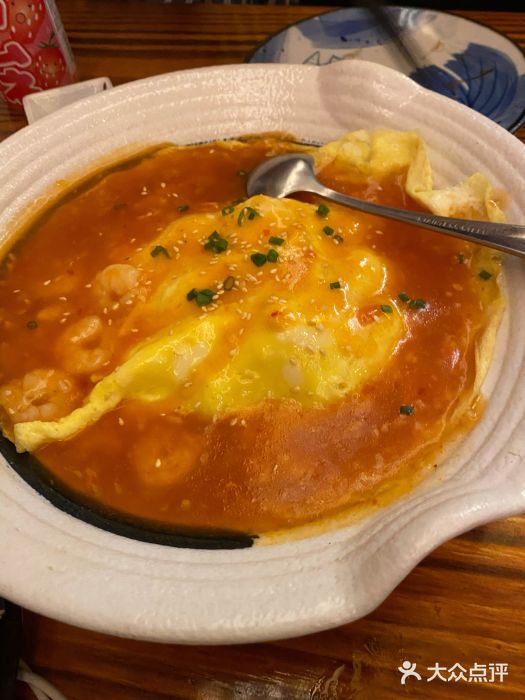 坂吉屋·居酒屋深夜食堂(龙湖店)虾仁蛋包饭图片