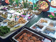 自助取餐区-船梆煮•蒸汽海鲜·炉火烤肉(五四广场店)