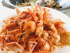 炸河虾-龙福源密云水库灶台鱼