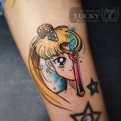 -幸运7纹身刺青Lucky7tattoo