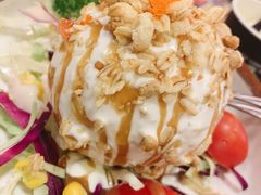 炸温泉蛋土豆泥沙律-仙隐小鹿料理食堂(沙市人信汇店)