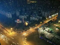 楼下夜景-锦悦轩空中观景餐厅