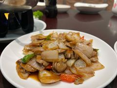 梭子蟹炒年糕-西陵饭店
