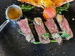 黑松露菲肋牛排配芦笋及香煎大虾-安妮意大利餐厅(日坛店)