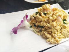 九层塔虾仁炒鸡蛋-玉兰苑一等茶餐厅