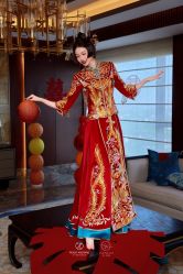-桃子造型婚纱礼服(凤起广场店)