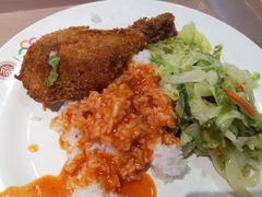 鸡腿饭-北大家园食堂