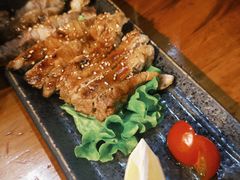 烤猪颈肉-百步拉面