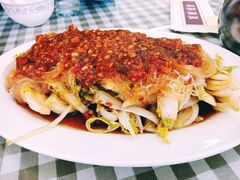 蒜蓉粉丝娃娃菜-烁佳海鲜大馅饺子