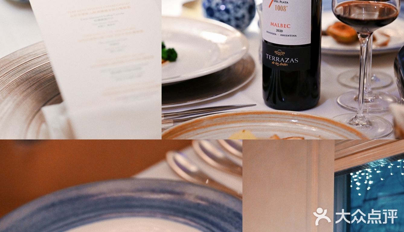 提前预订了TERRAZAS台阶红酒和酒店合作菜单