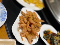 干炸河虾-山城家常菜铁锅炖鱼