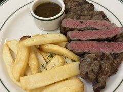 美国ibp冰鲜极佳级西冷牛排+一种配菜-1981牛排西餐厅(海信店)