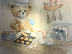 -香港珍妮曲奇聪明小熊饼干