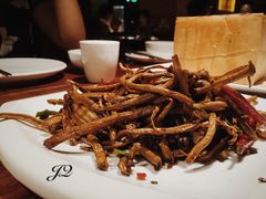 香炒茶树菇-绿茶餐厅(华联万柳店)