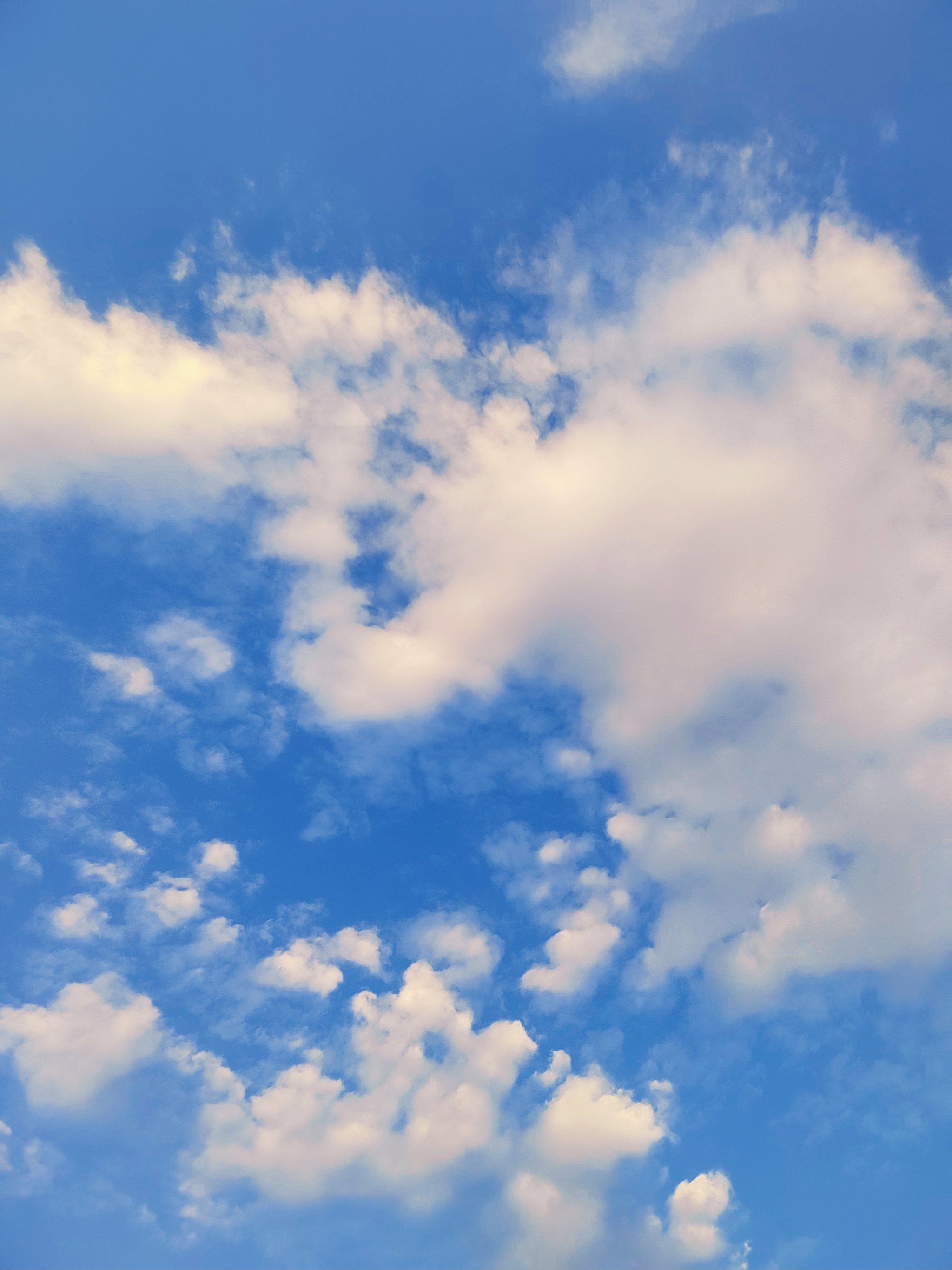 傍晚的天空色彩斑斓