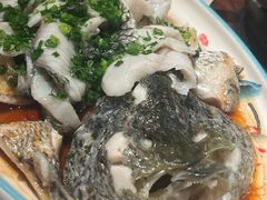 葱油淋花斑鱼-秋色客家菜(流塘店)
