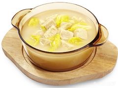 鸡汤小白菜煮榆林豆腐-西贝莜面村(近铁城市广场店)