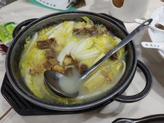 咸骨煲淋娃娃菜-渔文乐·海鲜大排档(壹品总店)