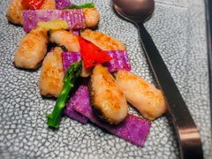紫山药炒羊肚菌-北書房·墨宴(国际博览中心店)