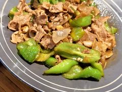 辣椒炒黑猪肉-禾珍珠家常小馆(河南博物院店)