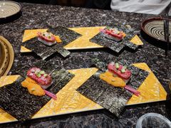 海胆生牛肉手卷-老乾杯和牛烧肉(王府中环店)