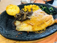 蘑菇奶香烤鱼-萨莉亚意式餐厅(护国新天地店)