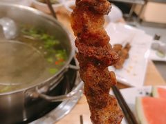 招牌烤鲜牛肉串-嬷孙家潮汕牛肉火锅(北京路天河城店)