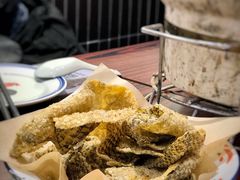 炸鱼皮-沙胆彪炭炉牛杂煲(成都玉林店)