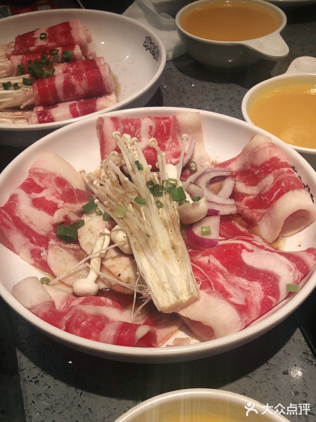 「韩时烤肉(望京华彩商业中心店)」「魔方雪花牛肉」环