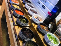 自助调料区-欢乐牧场海鲜烤肉自助(牡丹园店)