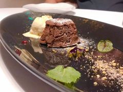 熔岩巧克力配香草冰淇淋-牛排家(北京长安街英皇集团中心店)