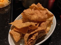炸豆皮-捞王猪肚鸡火锅(财富中心店)