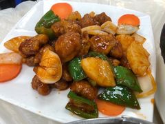 菠萝炒生骨-凤城康记饭店