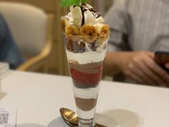 焦糖香蕉巧克力芭菲-PAN de PAIN Pancake & Sweets(K11 Art Mall店)