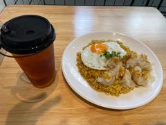 鱼皮饺太阳蛋公仔面-明記茶餐廳(福田总店)