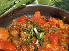 -贵州辣子鸡番茄鸡