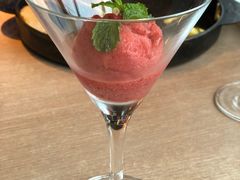 草莓冰沙-柏悦酒店-沁园牛排海鲜西餐厅